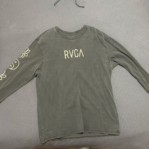 RVCA Long Sleeve Shirt Size Large